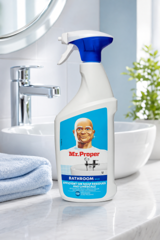 Solutii anti-calcar - Mr Proper Bathroom Spray pentru Baie 800 ml