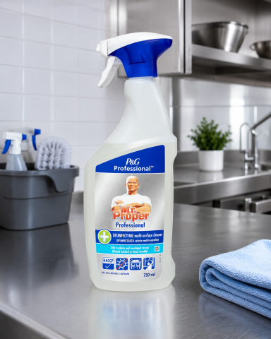 Soluții curățare bucătărie - Mr Proper Professional 3 in 1 Spray Dezinfectant Multisuprafete 750 ml