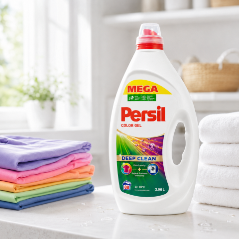 Detergent  rufe lichid - Persil Color Gel Deep Clean Detergent Lichid 3.96 L 88 Spălări