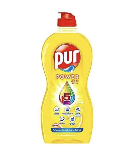 Produse curatare bucatarie - Pur Power Lemon Extra Detergent de Vase – 450 ml