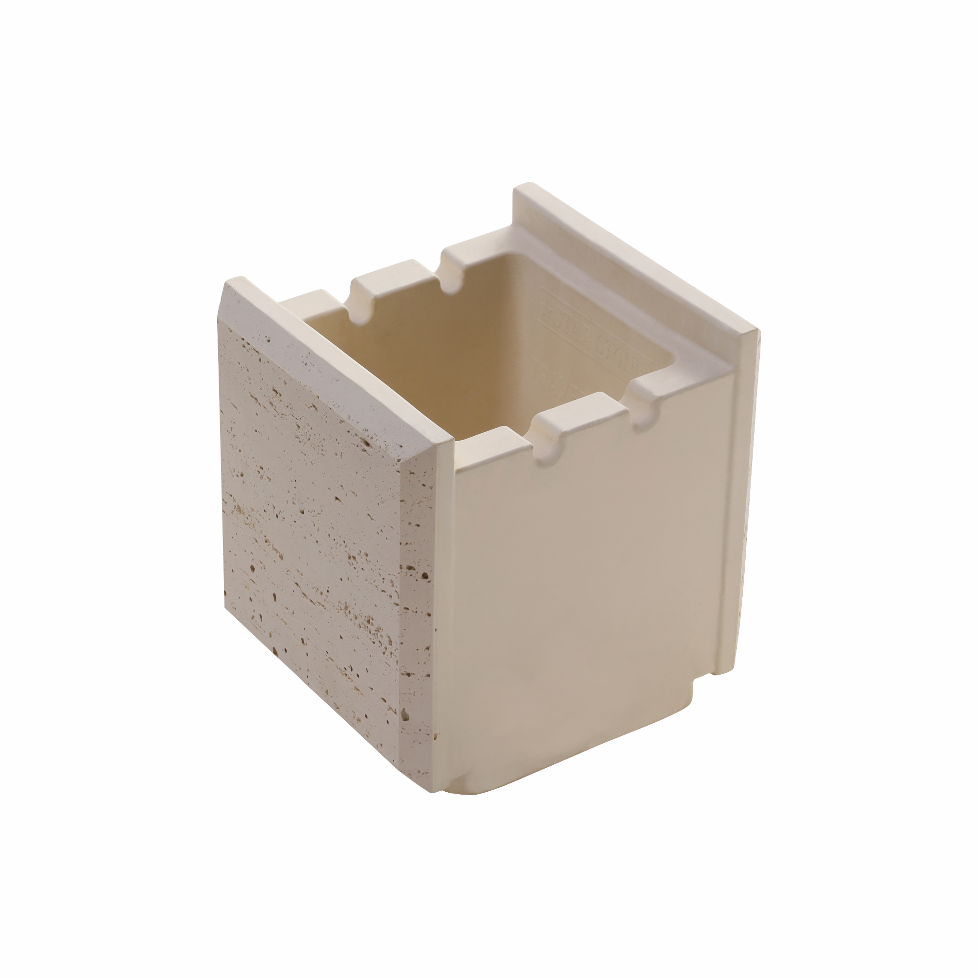 Boltari gard Traverstone - Boltar din beton pentru gard Traverstone Block, smoke 200 x 200 x 200 mm