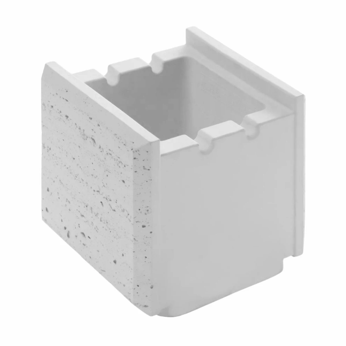 Boltari gard Traverstone - Boltar din beton pentru gard Traverstone Block, white 200 x 200 x 200 mm