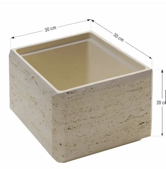 Boltari gard Traverstone - Boltar din beton pentru gard Traverstone Block, smoke 300 x 300 x 200 mm