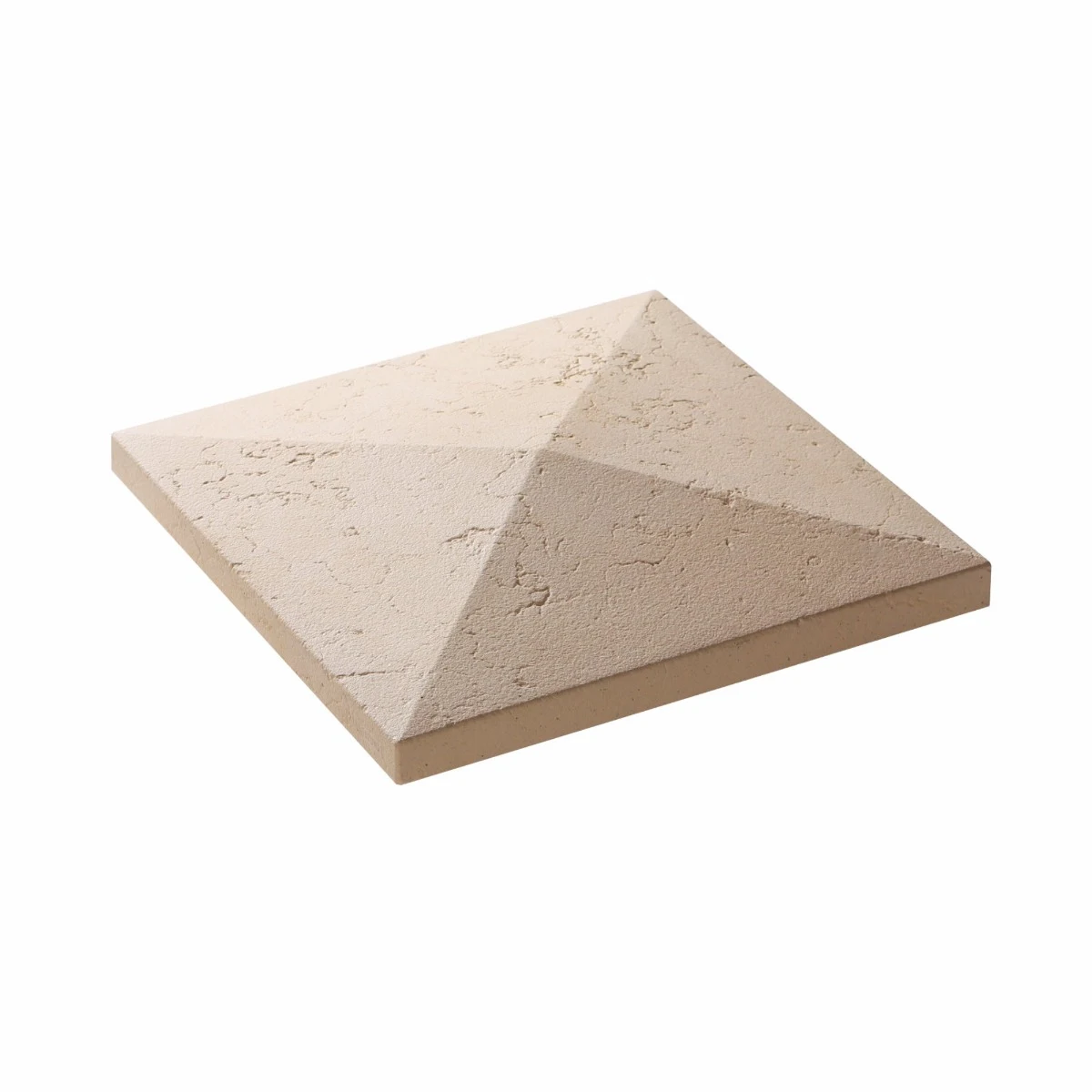 Accesorii gard - Capac stalp gard Star Stone, Roma, 400 x 400 x 60 mm, smoke