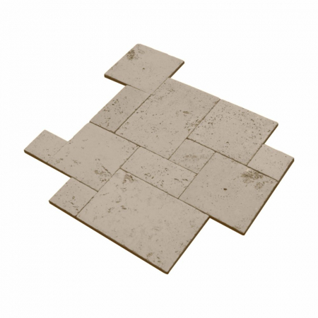 Pavaje si borduri - Dala pavaj beton, Arvore - modul francez, beige 3 cm