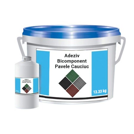 Pavele cauciuc - Adeziv bicomponent pentru lipire pavele cauciuc
