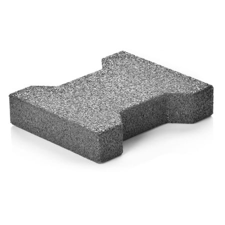 Zootehnie - DALE DE CAUCIUC, TIP DUBLU T, 200x165x43 mm, GRI (35 BUCĂȚI/MP)