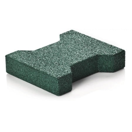 Zootehnie - DALE DE CAUCIUC, TIP DUBLU T, 200x165x43 mm, VERDE (35 BUCĂȚI/MP)