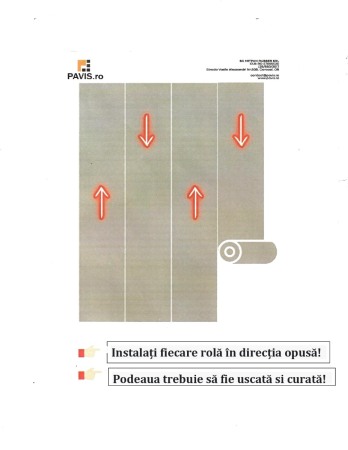 Pardoseala sport din cauciuc premium la rolă de 12.5 mp, grosime 6mm, negru + 5% alb + 5% albastru [4]