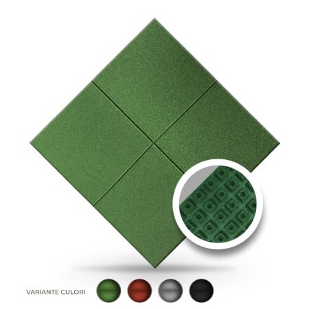 Montaj pe nisip - Pavele cauciuc alveolare 1000x1000x35MM