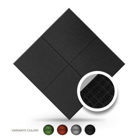 Montaj pe nisip - PAVELE CAUCIUC ALVEOLARE 1000X1000X45MM