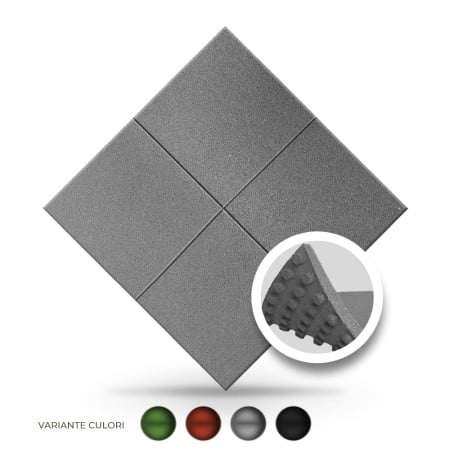 Montaj pe nisip - PAVELE CAUCIUC CRAMPONATE 1000x1000x30MM