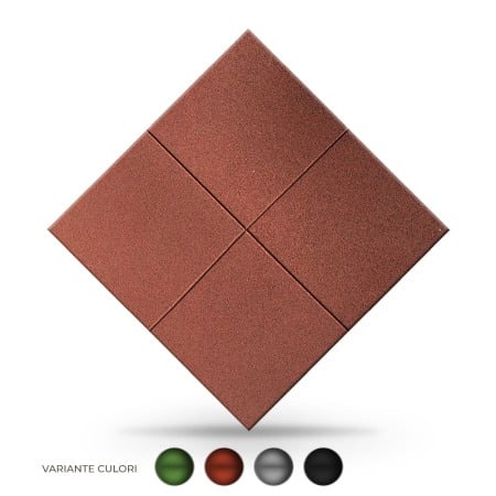 Pavele cauciuc - PAVELE CAUCIUC PLANE 1000X1000X25MM