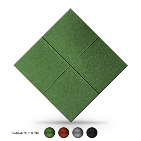 Pavele cauciuc - PAVELE CAUCIUC PLANE 1000X1000X35MM