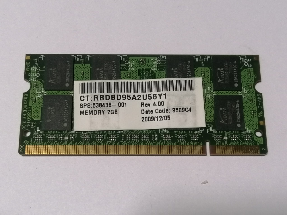 A‑DATA 2GB DDR2 800MHz – Memorie RAM SODIMM 2Rx8 pentru laptop / ADOVF1B163G2G [2]