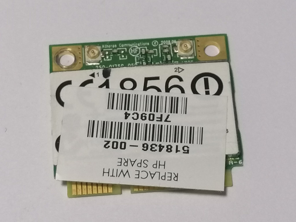 Atheros AR5B195 – Placa WiFi si Bluetooth Mini PCI-E 802.11b/g/n pentru laptop [2]