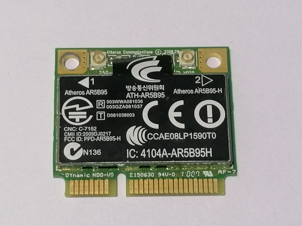 Atheros AR5B95 – Placa wifi Mini PCI‑E 802.11b/g/n pentru laptop [2]