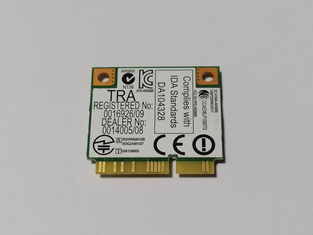 Atheros AR5B95 – Placa WiFi Mini PCI-E 802.11b/g/n pentru laptop [2]