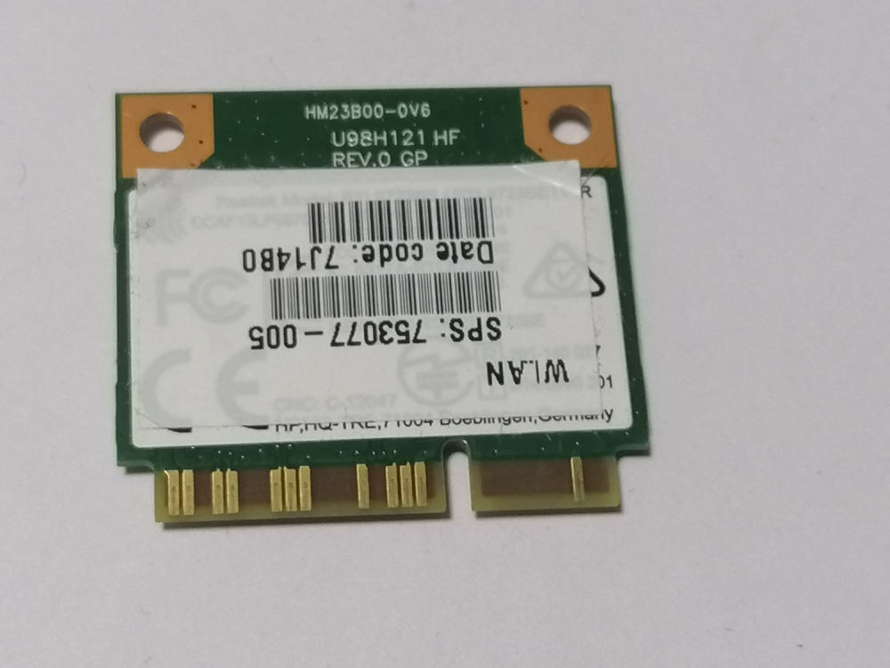 Broadcom BCM94313HMG2L – Placa WiFi Mini PCI-E 802.11b/g/n pentru laptop - Realtek RTL8723BE [2]