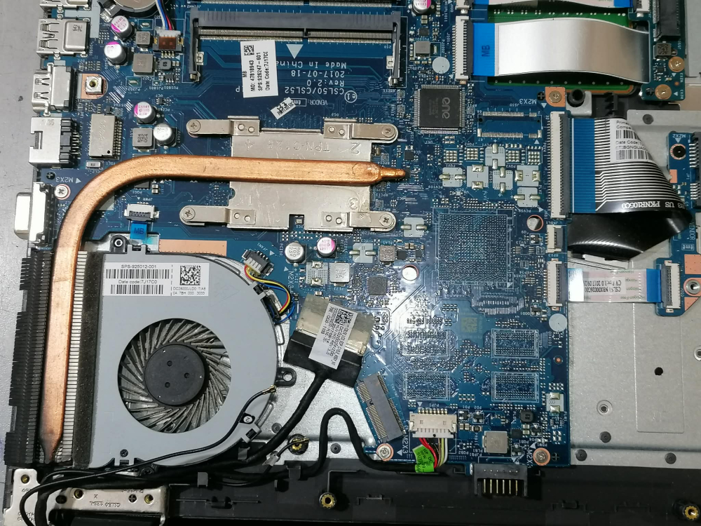 Carcasă completa HP 250 G6 (1WZ01EA) – Placa de baza + Procesor i5-7200U + Cooler [2]