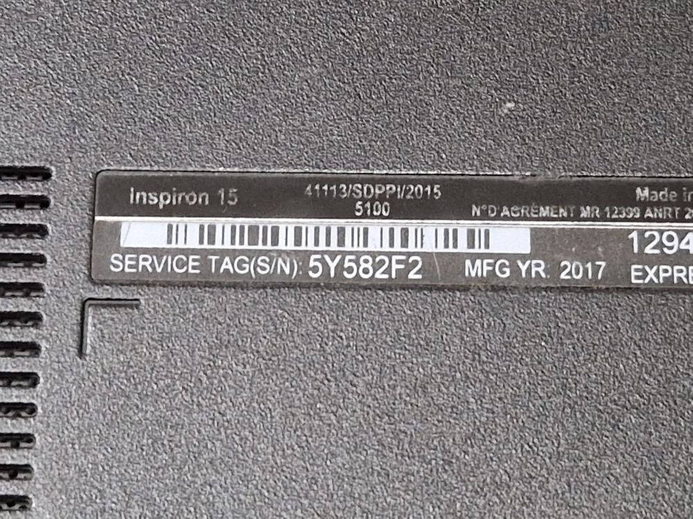 Carcasă Laptop Dell Inspiron 15 (3552 / 5100) 5Y582F2 Completa cu Balamale și Cabluri [2]