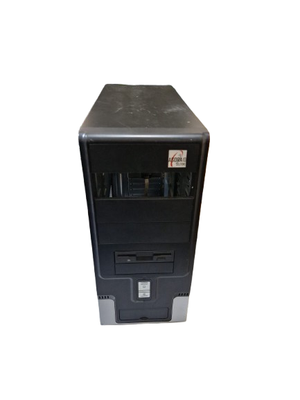 Carcasa PC Tower ATX Micro-ATX Second Hand, Design Clasic Negru cu Argintiu [2]