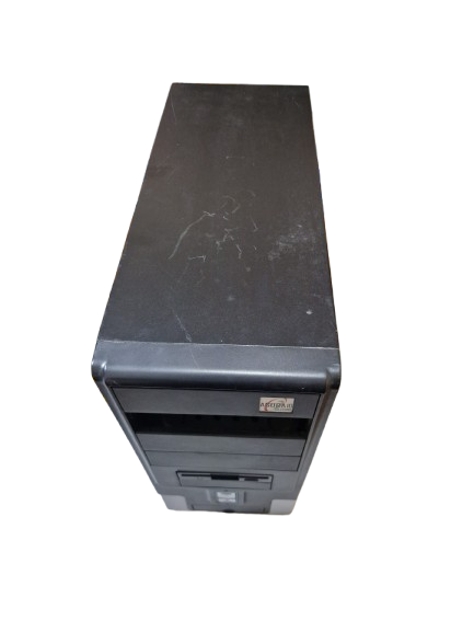 Carcasa PC Tower ATX Micro-ATX Second Hand, Design Clasic Negru cu Argintiu [3]