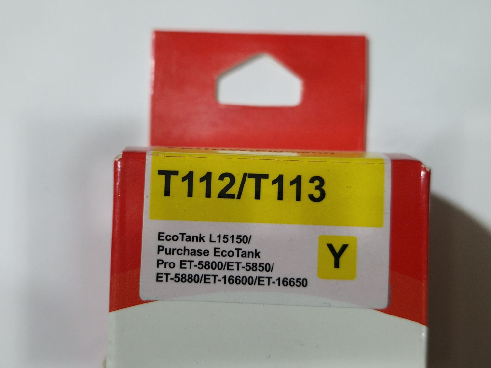 Cerneala Compatibila Epson T112 / T113 Yellow – Pentru EcoTank L6550 L6570 L6580 L15150 L15160 [2]