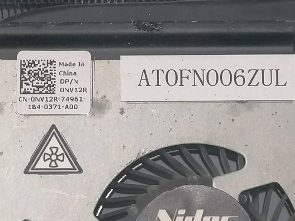 Cooler laptop Dell Latitude E6320 – Model G70N05NS4AZ / 0NV12R [2]