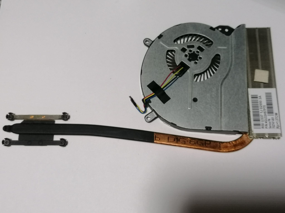 Cooler laptop HP 15‑b105sq  PN 702746‑001 / 702747‑001 [3]