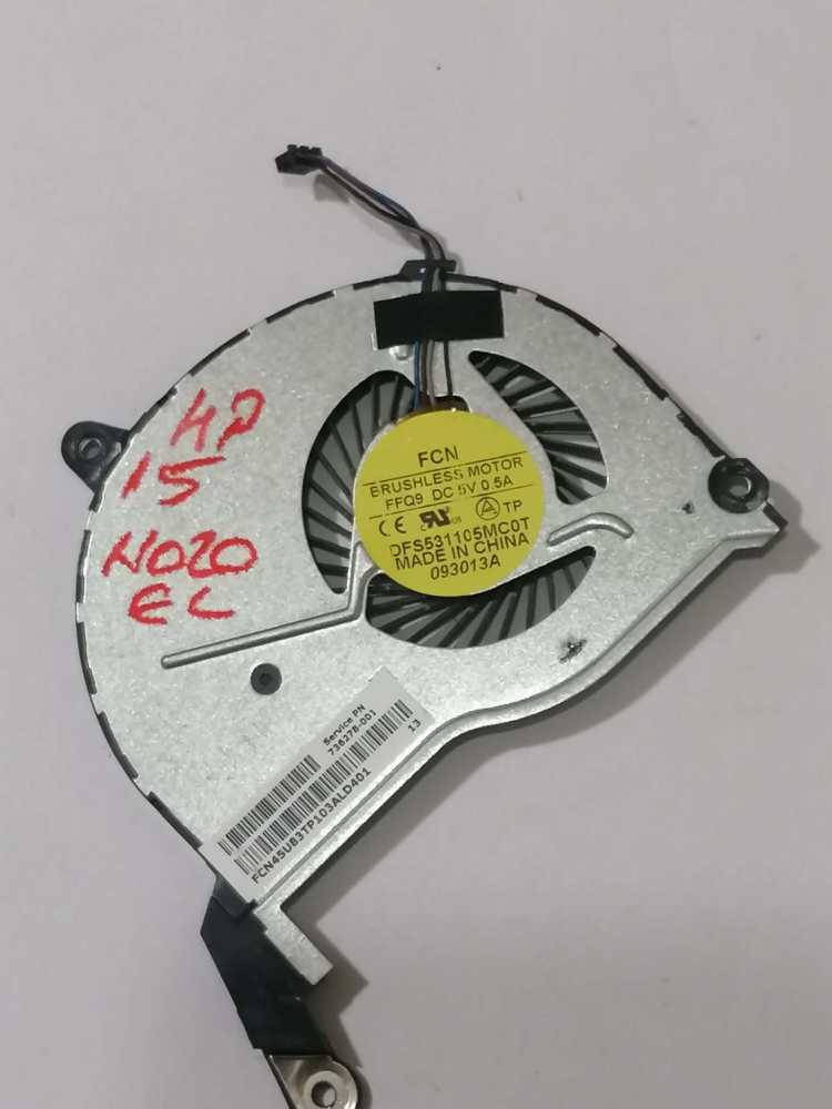 Cooler laptop HP 15-n020el – Model FFQ9 - DFS531105MC0T [4]