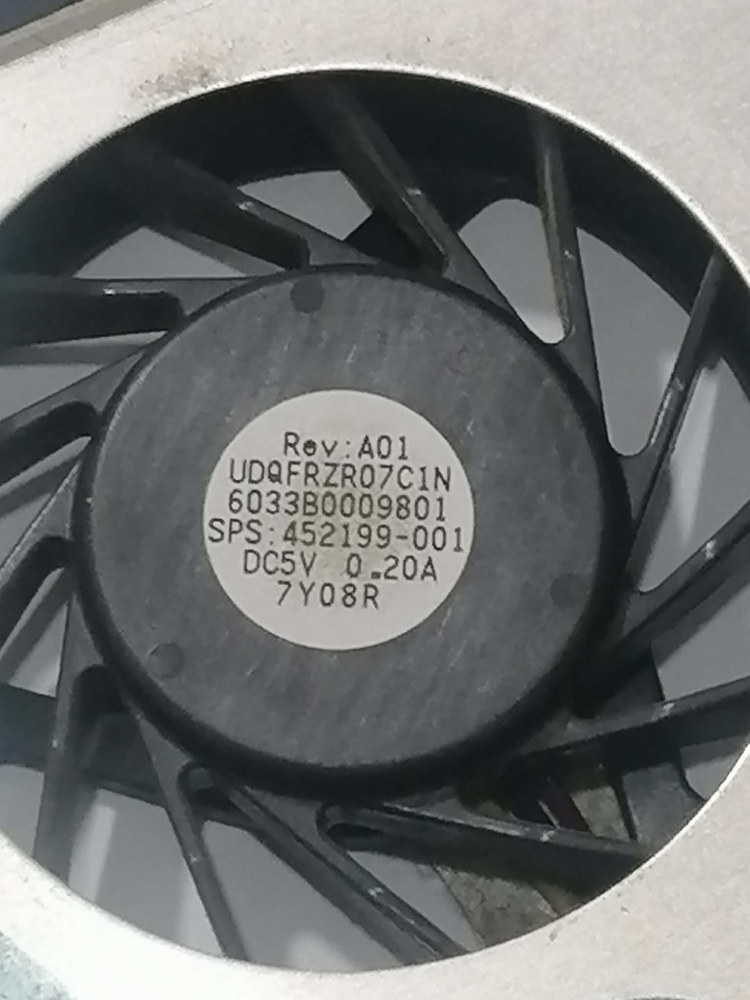 Cooler laptop HP 8510p – Model UDQFRZR07C1N [2]