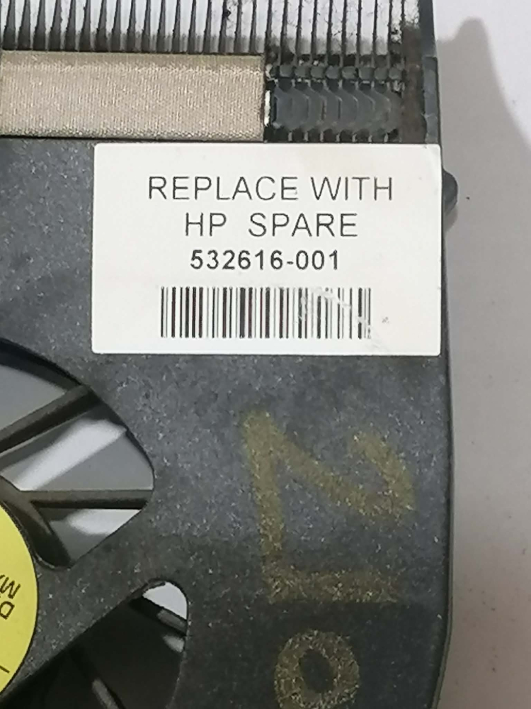 Cooler laptop HP DV6‑2100 – Model DFS551305MC0T - F80A 532616-001 [3]