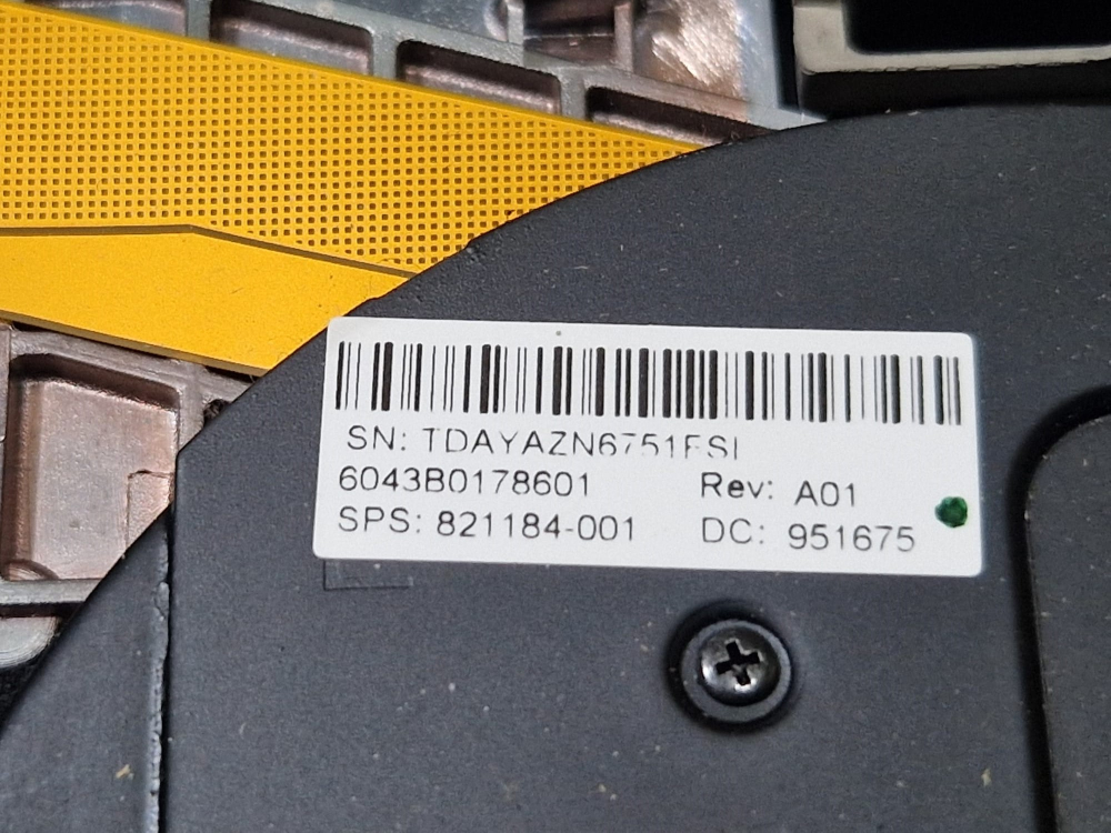 Cooler + radiator HP EliteBook 850 G3 – Second Hand [2]