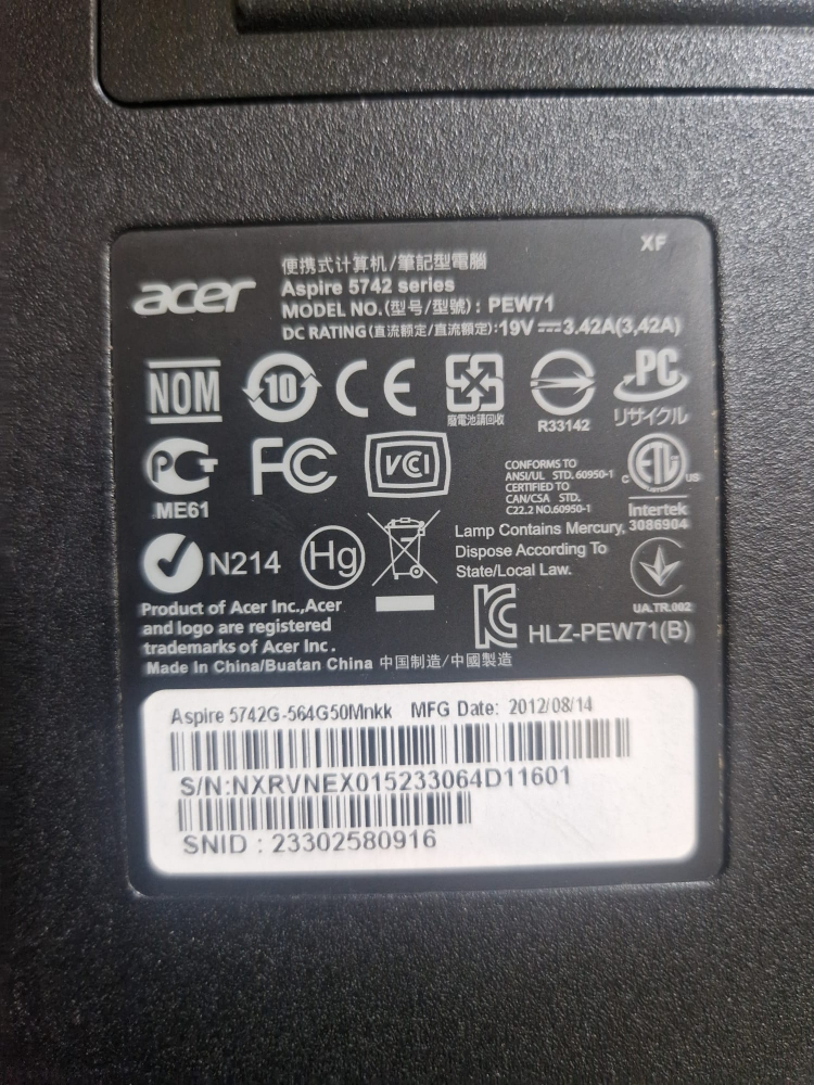 Cooler si Radiator Laptop Acer Aspire 5742G PEW71 Delta KSB06105HA AT0FO0020, Second Hand, 12 luni garantie [2]
