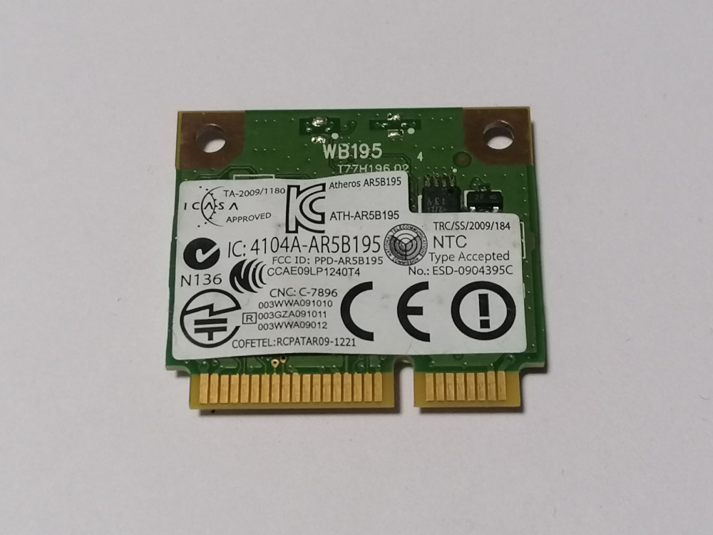 Dell Wireless 1702 DW1702 – Placa WiFi si Bluetooth Mini PCI-E 802.11b/g/n pentru laptop [2]