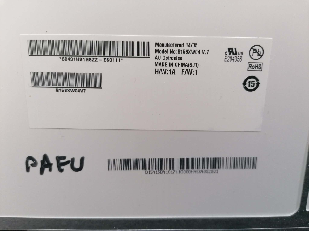 Display laptop B156XW04 V.7 [2]