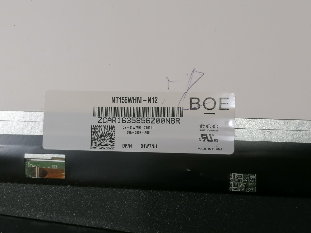 Display laptop slim 15.6 inch, 30 pini, model NT156WHM-N12, HD, Second Hand [2]