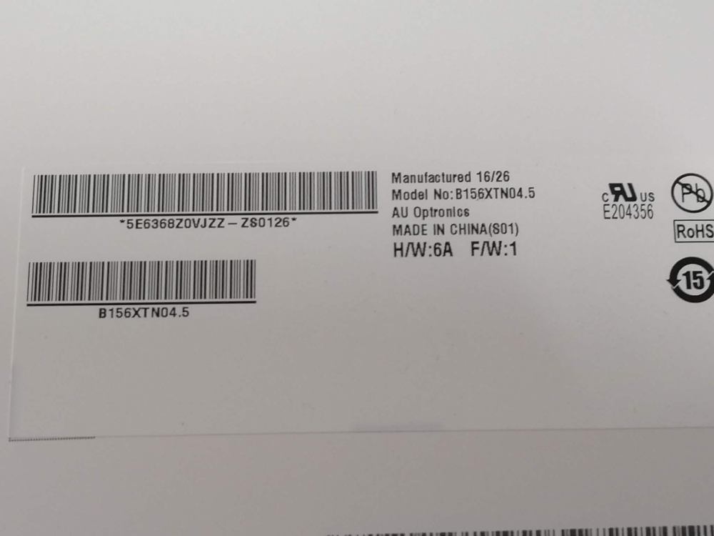 Ecran laptop 15.6" B156XTN04.5 [3]