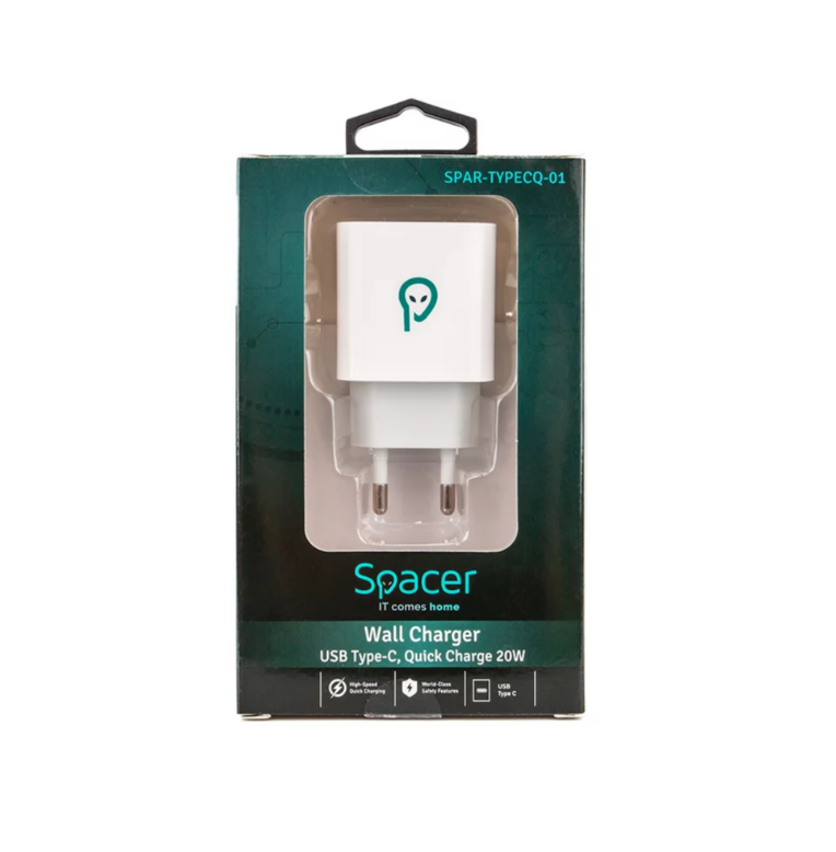Incarcator retea Quick Charge SPACER 1x port USB Type-C PD [2]
