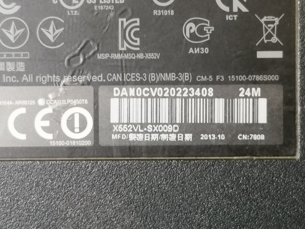 Kit Placa de baza + Procesor – Laptop Asus X552VL – Intel Core i5-3230M – Second Hand – Testat [6]