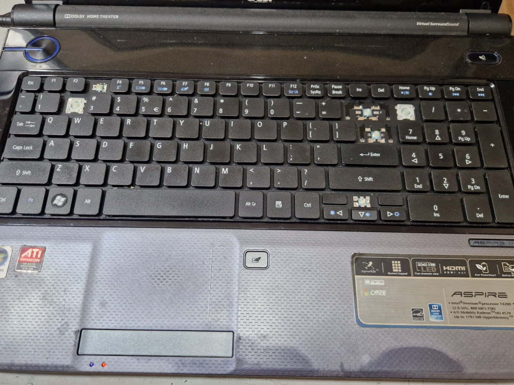 Laptop Acer Aspire 7735ZG – Pentium T4200 – 4GB DDR3 – 320GB HDD – 17.3" – Second – Defect – Fara Garantie [4]