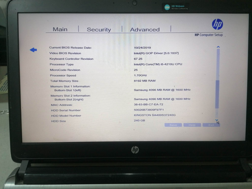 Laptop HP ProBook 430 G2 – i5‑4210U – 8GB DDR3 – SSD 240GB – Second Hand – Testat [3]