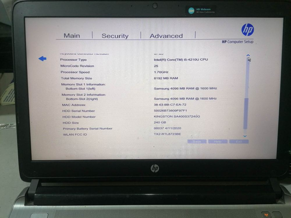 Laptop HP ProBook 430 G2 – i5‑4210U – 8GB DDR3 – SSD 240GB – Second Hand – Testat [4]