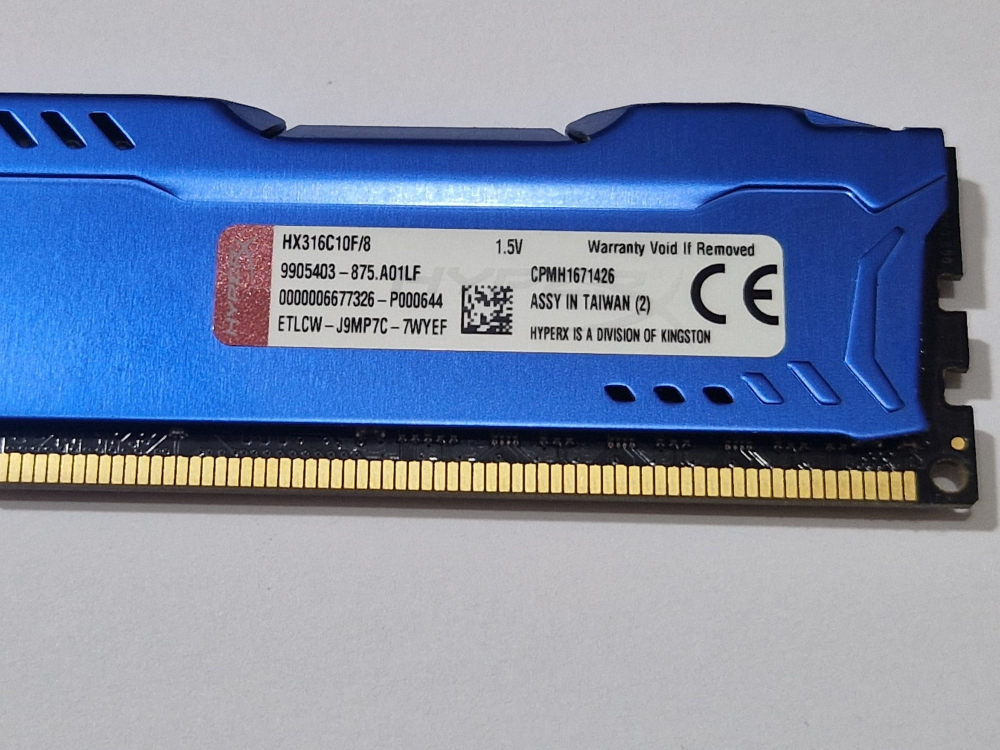 Memorie RAM HyperX 8GB DDR3 HX316C10F/8 – 1600MHz – Cu radiator – Desktop – Second Hand [2]