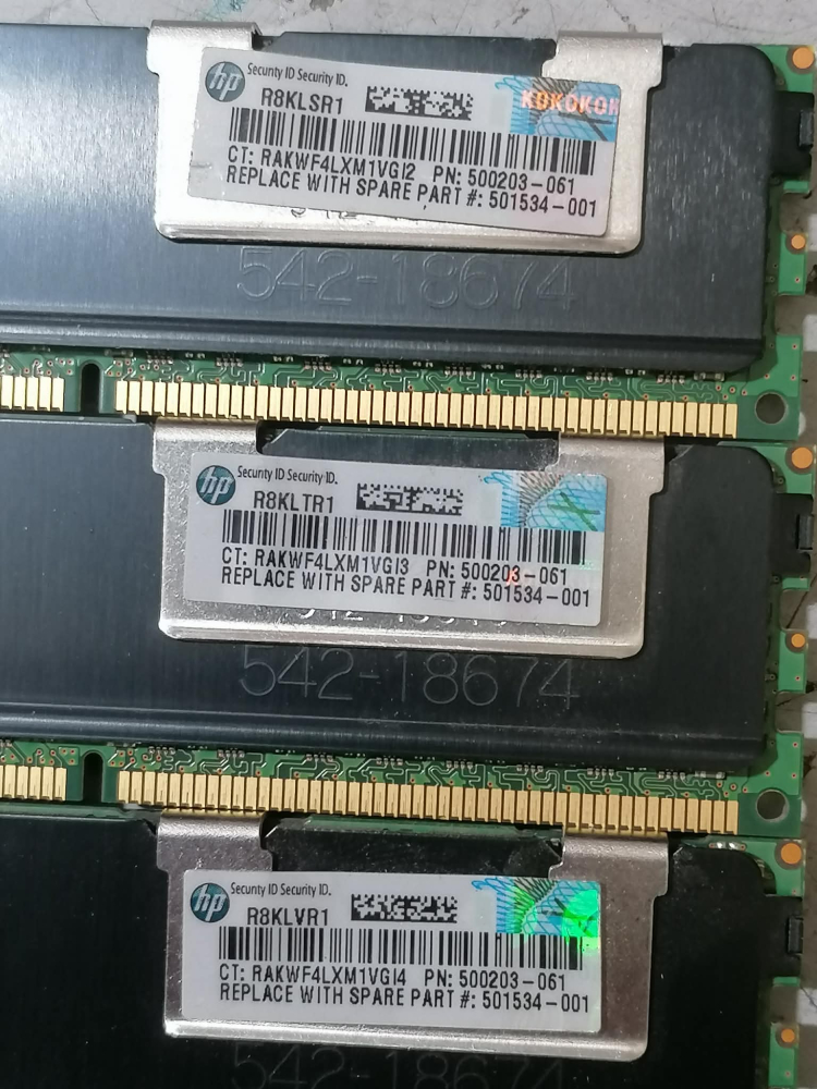 Memorie RAM Server / Workstation – 4GB PC3-10600R 501534-001 MT36JSZF51272PZ-1G4G1HG [2]