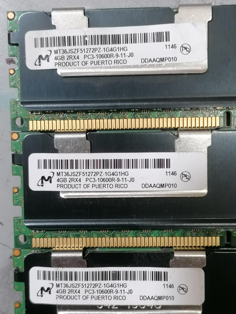 Memorie RAM Server / Workstation – 4GB PC3-10600R 501534-001 MT36JSZF51272PZ-1G4G1HG [3]