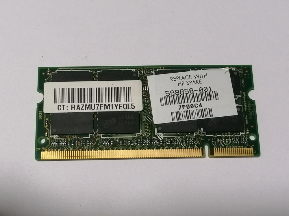 Micron 2GB DDR2 800MHz – Memorie RAM SODIMM 2Rx8 pentru laptop / MT16HTF25664HY‑800J1 [2]