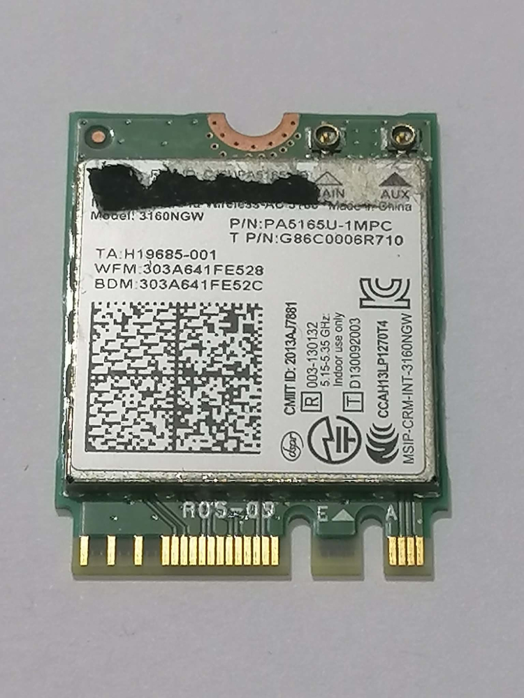 Module Wi-Fi Laptop – Intel 3160 / 3165 / 3168 / 7265 / 8260 + Realtek & Atheros [3]