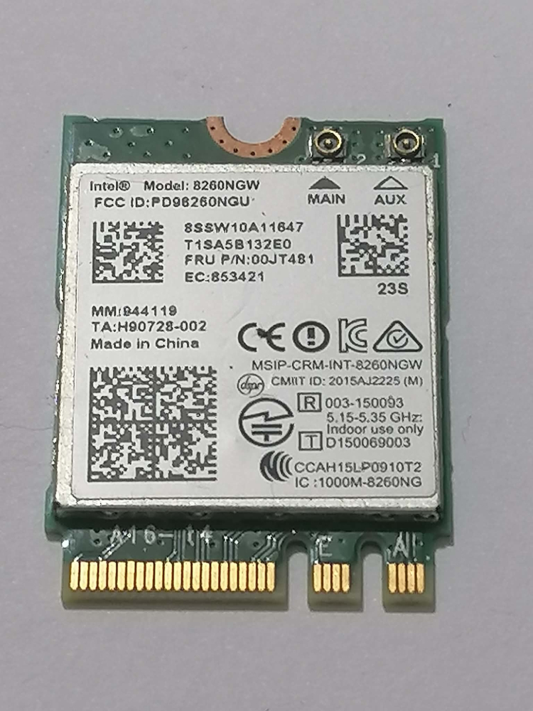 Module Wi-Fi Laptop – Intel 3160 / 3165 / 3168 / 7265 / 8260 + Realtek & Atheros [9]